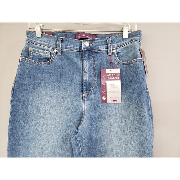NEW 8 LONG - Gloria Vanderbilt Amanda Bootcut Jeans Tall Classic Rise - Picture 2 of 6